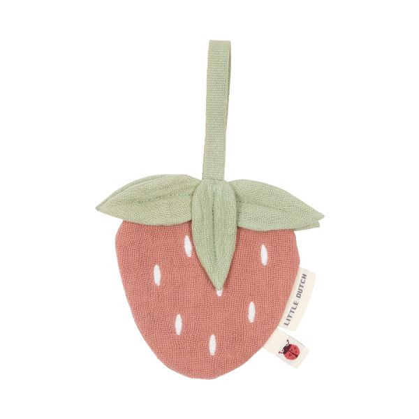 Little Dutch Speendoekje tetra Aardbei Little Dutch Speendoekje tetra Aardbei