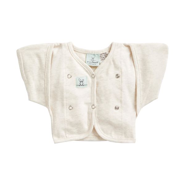 Ergopouch Cocoon Butterfly Cardi - 2-6 Mnd - Oatmeal Marle Ergopouch Cocoon Butterfly Cardi - 2-6 Mnd - Oatmeal Marle