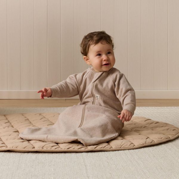 ErgoPouch Jersey Slaapzak Met Mouwen - 3-12 Mnd - TOG 1.0 - Taupe Marle ErgoPouch Jersey Slaapzak Met Mouwen - 3-12 Mnd - TOG 1.0 - Taupe Marle