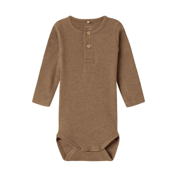 Name It Kab Button Romper - Maat 62 - Toasted Coconut Name It Kab Button Romper - Maat 62 - Toasted Coconut