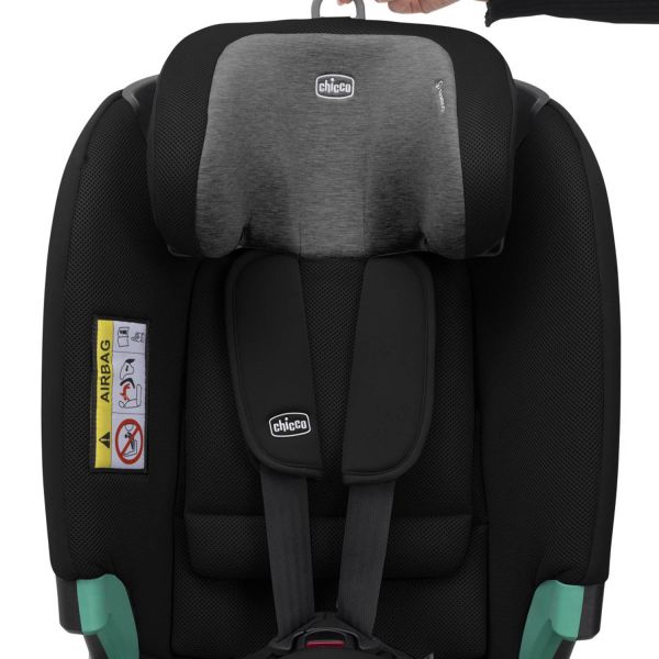 Chicco Autostoel - FullSeat i-Size Aire Met 360° Base - Black Satin Chicco Autostoel - FullSeat i-Size Aire Met 360° Base - Black Satin