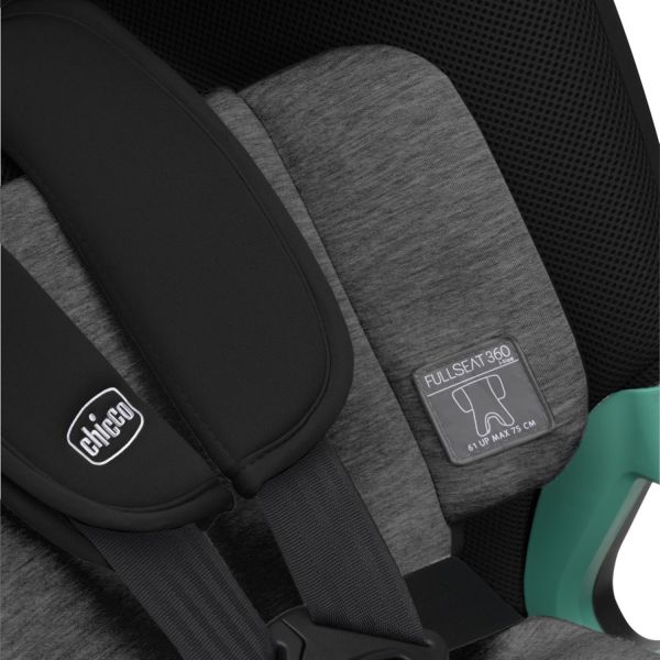 Chicco Autostoel - FullSeat i-Size Aire Met 360° Base - Black Satin Chicco Autostoel - FullSeat i-Size Aire Met 360° Base - Black Satin