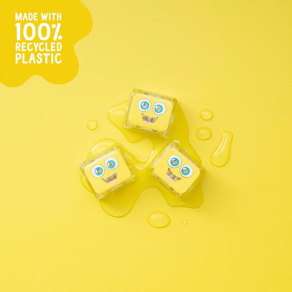 Glo Pals Light Up Cubes - 4 Stuks - Alex Yellow Glo Pals Light Up Cubes - 4 Stuks - Alex Yellow