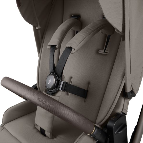 Kikkaboo Goya 2-in-1 Kinderwagen Platinum - Mocca
