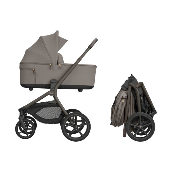 Kikkaboo Goya 2-in-1 Kinderwagen Platinum - Mocca