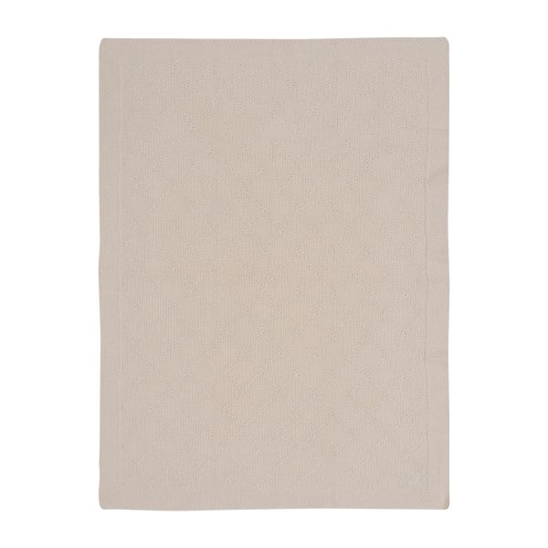Jollein Check Knit Wiegdeken - 75 x 100 cm - Oatmeal Jollein Check Knit Wiegdeken - 75 x 100 cm - Oatmeal