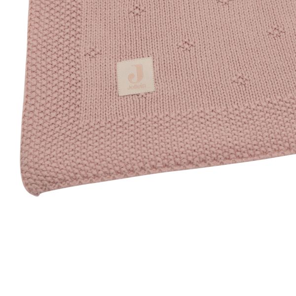 Jollein Wiegdeken Cosy Knit Wild Rose 75 x 100 cm
