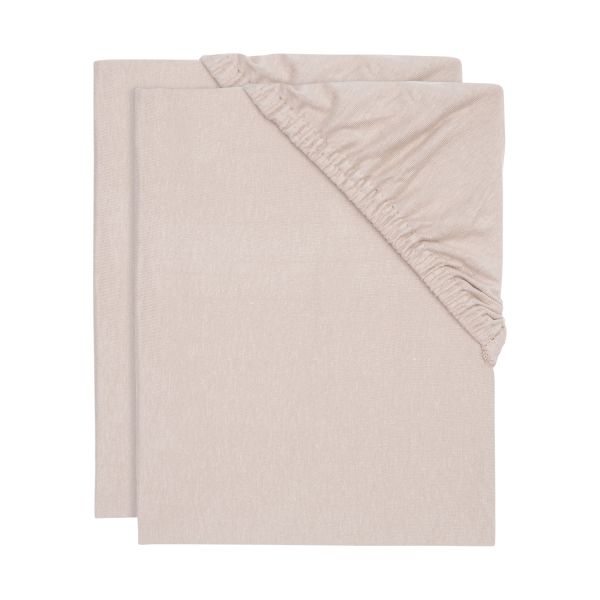 Jollein Wieghoeslaken Jersey Wild Rose 40/50 x 80/90 cm 2-Pack Jollein Wieghoeslaken Jersey Wild Rose 40/50 x 80/90 cm 2-Pack