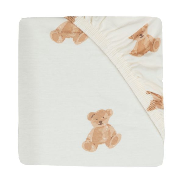 Jollein Teddy Bear Wieghoeslaken - Jersey - 40/50 x 80/90 cm