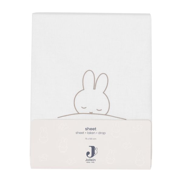 Jollein Wieglaken Sleepy Miffy Funghi 75 x 100 cm Jollein Wieglaken Sleepy Miffy Funghi 75 x 100 cm