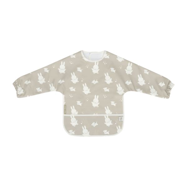 Jollein Slab Waterproof Met Mouw Miffy & Snuffy Olive Green Jollein Slab Waterproof Met Mouw Miffy & Snuffy Olive Green