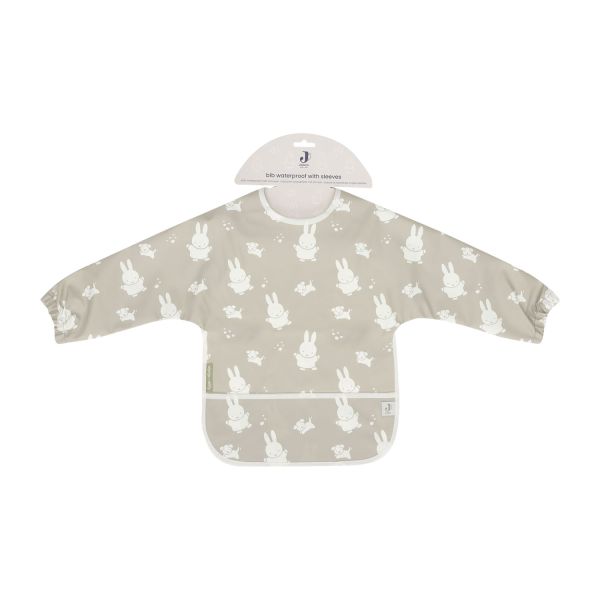 Jollein Slab Waterproof Met Mouw Miffy & Snuffy Olive Green Jollein Slab Waterproof Met Mouw Miffy & Snuffy Olive Green
