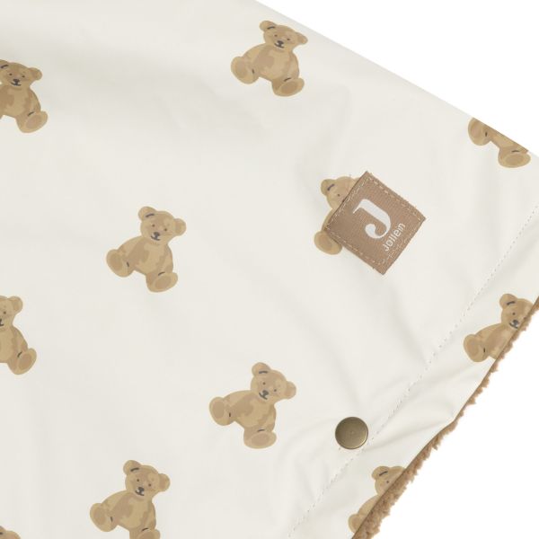 Jollein Teddy Fleece Outdoor Poncho Waterafstotend - Mini Teddy Bear Jollein Teddy Fleece Outdoor Poncho Waterafstotend - Mini Teddy Bear
