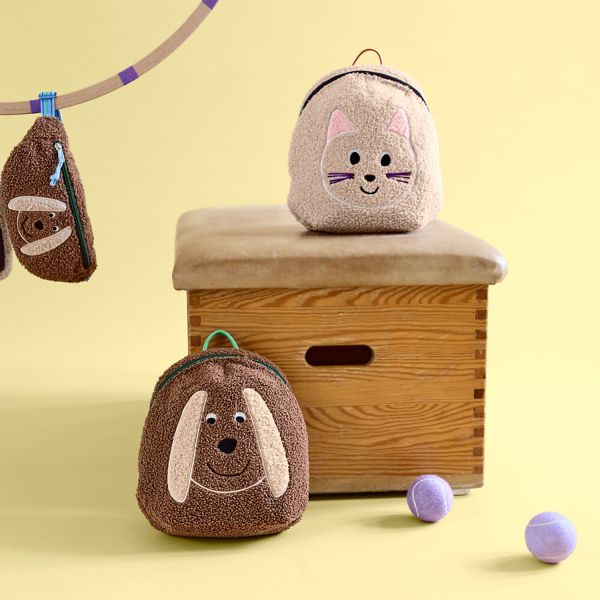 Lässig Kids Rugzak - Team Cat - Beige