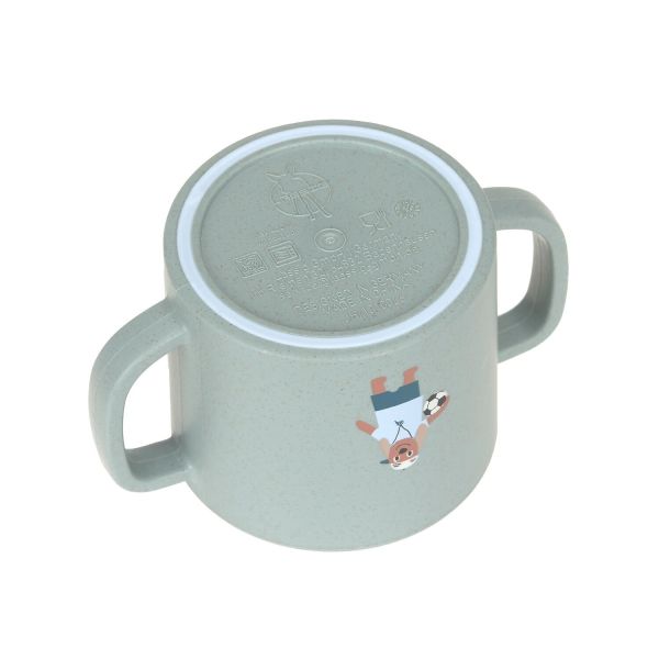 Lässig Tiny Team Dog Tuitbeker - PP/Cellulose - Groen/Blauw Lässig Tiny Team Dog Tuitbeker - PP/Cellulose - Groen/Blauw