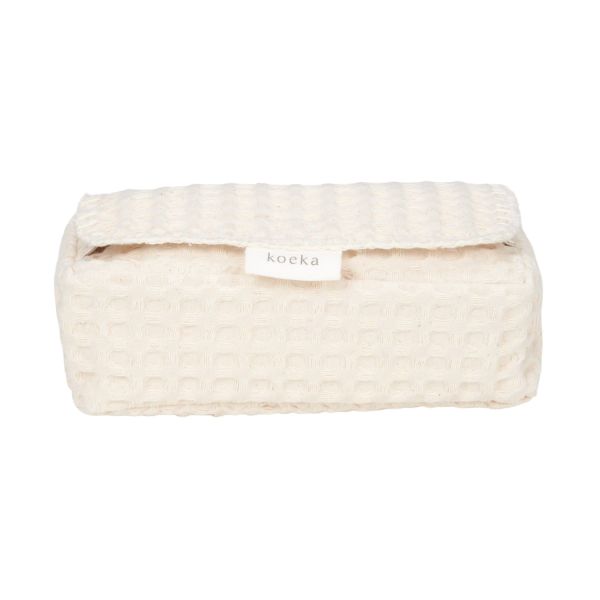 Koeka Hoes Voor Babydoekjes Wafel Antwerp Natural
