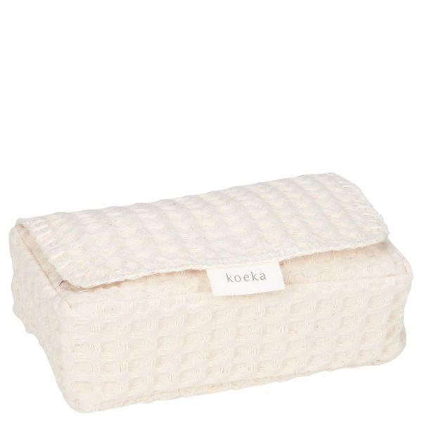 Koeka Hoes Voor Babydoekjes Wafel Antwerp Natural
