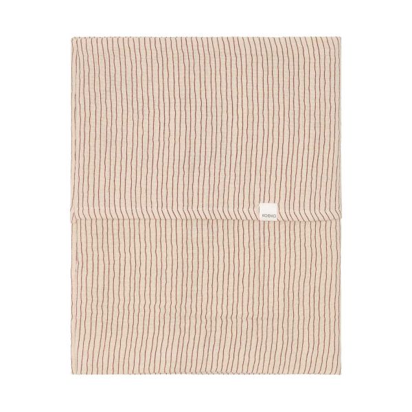 Koeka Whisper Waves Wieglaken - 80 x 100 cm - Burgundy Koeka Whisper Waves Wieglaken - 80 x 100 cm - Burgundy