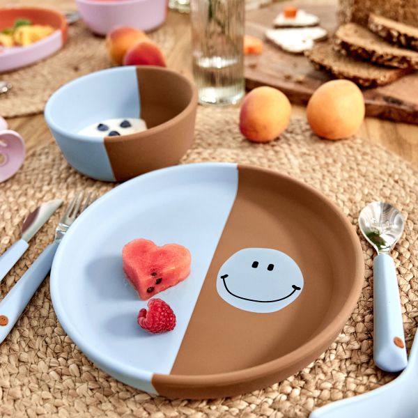 Lässig Happy Rascals Smile Kom - Silicone - Sky Blue