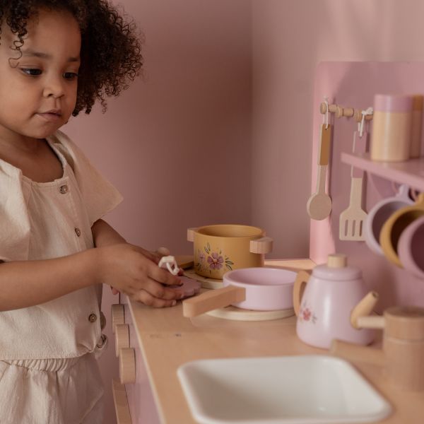 Little Dutch Speelkeuken - Hout - Pink Little Dutch Speelkeuken - Hout - Pink
