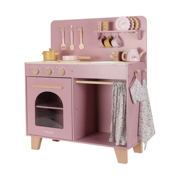 Little Dutch Speelkeuken - Hout - Pink Little Dutch Speelkeuken - Hout - Pink