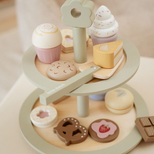 Little Dutch Etagère Met Gebak – Hout Little Dutch Etagère Met Gebak – Hout