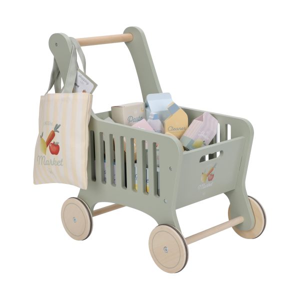 Little Dutch Winkelwagen – Hout Little Dutch Winkelwagen – Hout