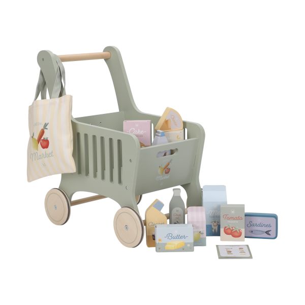 Little Dutch Winkelwagen – Hout Little Dutch Winkelwagen – Hout