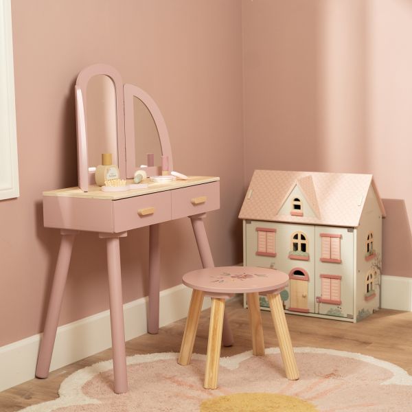 Little Dutch Kaptafel – Hout – Pink Little Dutch Kaptafel – Hout – Pink