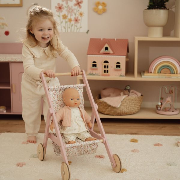 Little Dutch Poppenbuggy – Hout