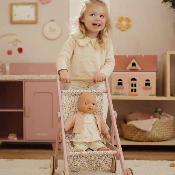 Little Dutch Poppenbuggy – Hout
