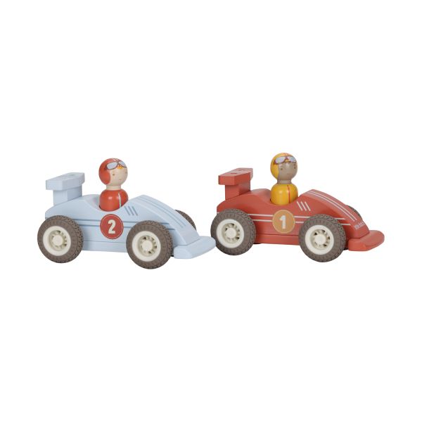 Little Dutch Pullback Racewagens Inclusief Pegdolls – Set van 2 – Hout Little Dutch Pullback Racewagens Inclusief Pegdolls – Set van 2 – Hout