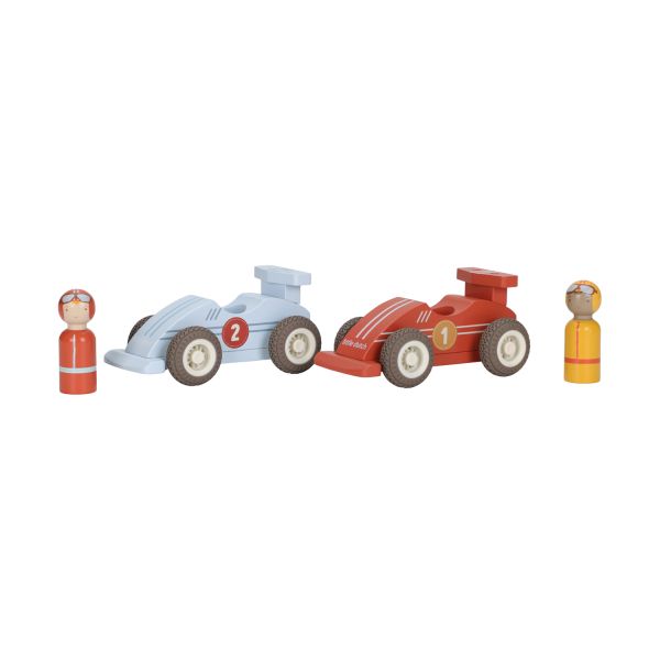 Little Dutch Pullback Racewagens Inclusief Pegdolls – Set van 2 – Hout Little Dutch Pullback Racewagens Inclusief Pegdolls – Set van 2 – Hout