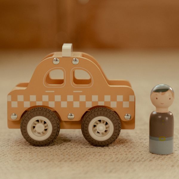 Little Dutch Taxi Inclusief Pegdoll – Hout Little Dutch Taxi Inclusief Pegdoll – Hout