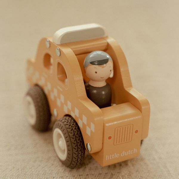 Little Dutch Taxi Inclusief Pegdoll – Hout Little Dutch Taxi Inclusief Pegdoll – Hout