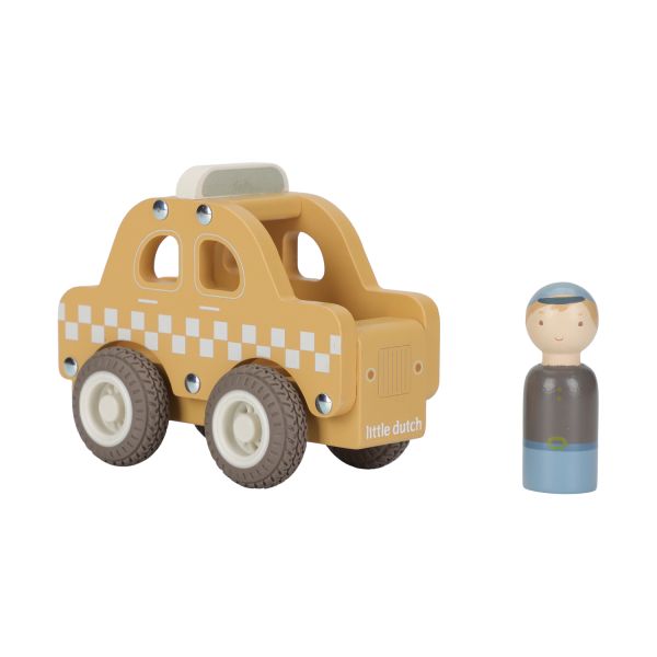 Little Dutch Taxi Inclusief Pegdoll – Hout Little Dutch Taxi Inclusief Pegdoll – Hout