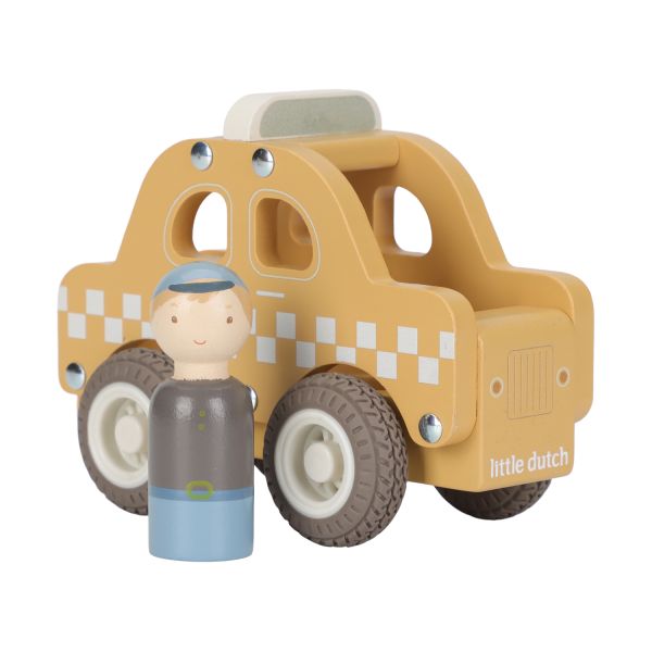 Little Dutch Taxi Inclusief Pegdoll – Hout Little Dutch Taxi Inclusief Pegdoll – Hout