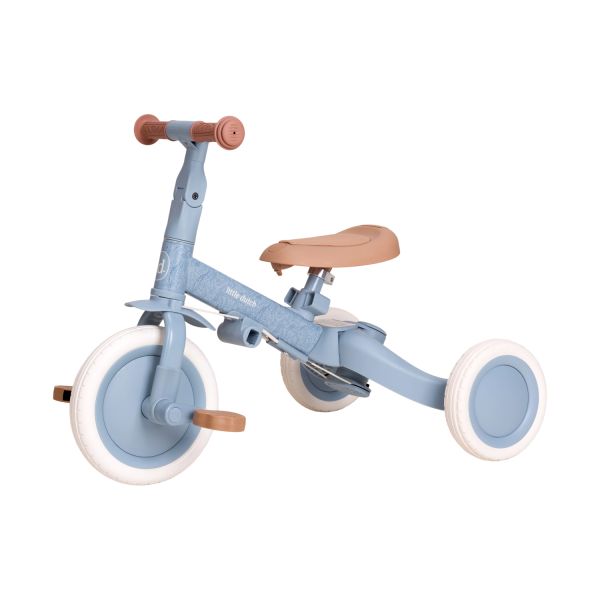 Little Dutch 4-in-1 Driewieler - Blue Little Dutch 4-in-1 Driewieler - Blue