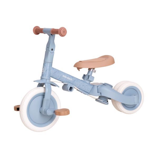 Little Dutch 4-in-1 Driewieler - Blue Little Dutch 4-in-1 Driewieler - Blue