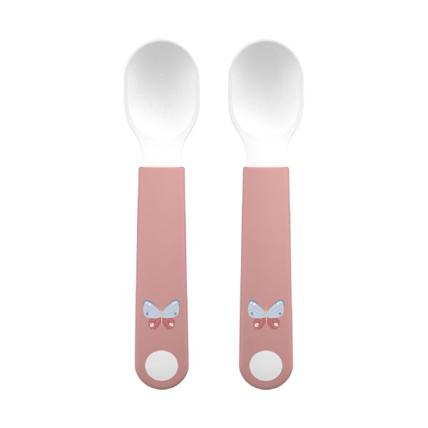 Mepal Oefenlepel Set Mio Flowers & Butterflies 2 stuks Mepal Oefenlepel Set Mio Flowers & Butterflies 2 stuks
