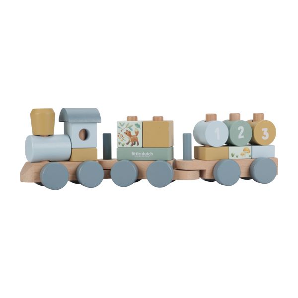 Little Dutch Blokkentrein Forest Friends FSC Little Dutch Blokkentrein Forest Friends FSC