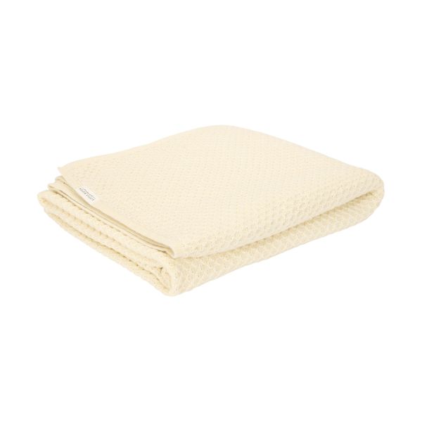 Little Dutch Ledikantdeken Gebreid - Pure Soft White - 110x140 cm