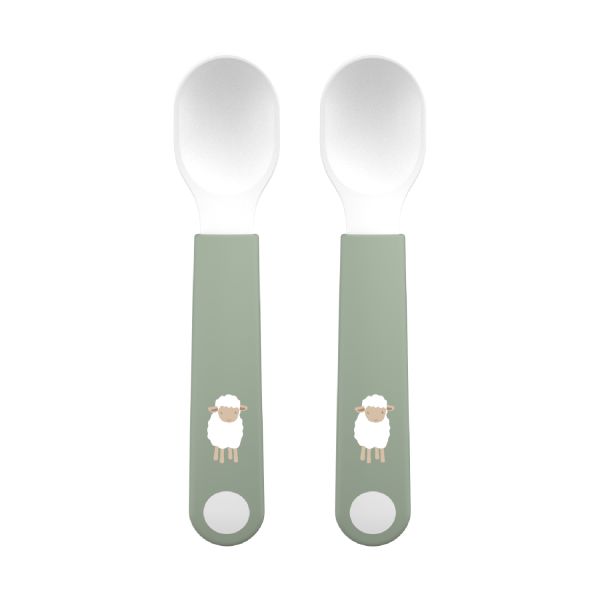 Mepal X Little Dutch Little Farm Oefenlepel Set Mio - 2 stuks Mepal X Little Dutch Little Farm Oefenlepel Set Mio - 2 stuks