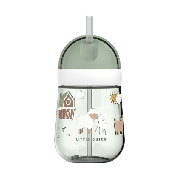 Mepal X Little Dutch Rietjesbeker Mio Little Farm 300ml