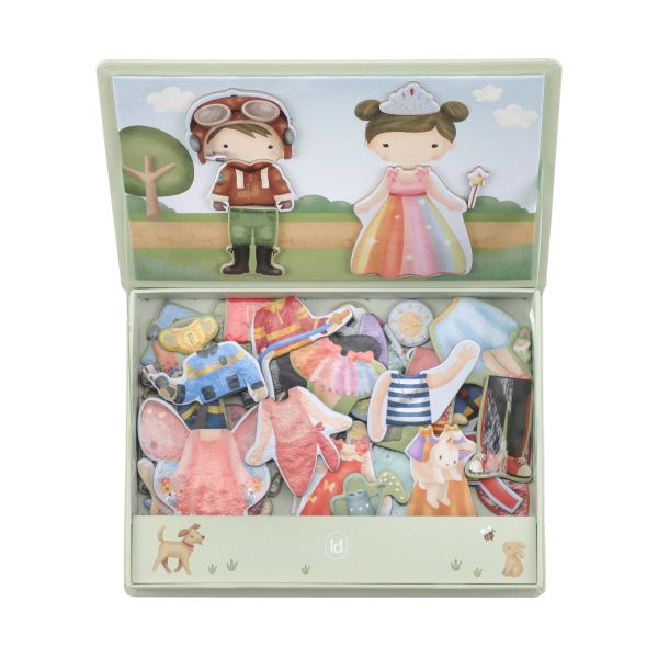 Little Dutch Magnetisch Speelbord - Jim & Rosa Dress-Up Little Dutch Magnetisch Speelbord - Jim & Rosa Dress-Up