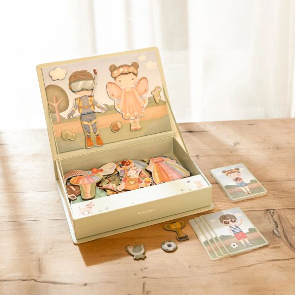 Little Dutch Magnetisch Speelbord - Jim & Rosa Dress-Up Little Dutch Magnetisch Speelbord - Jim & Rosa Dress-Up