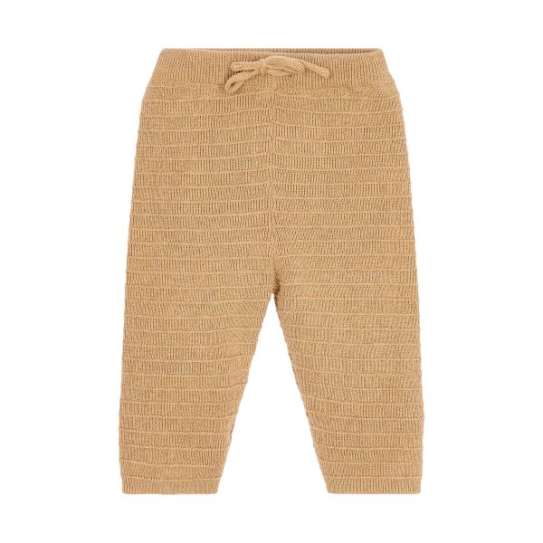 Little Dutch Safari Friends Gebreid Broekje - Maat 50 - Soft Tan 