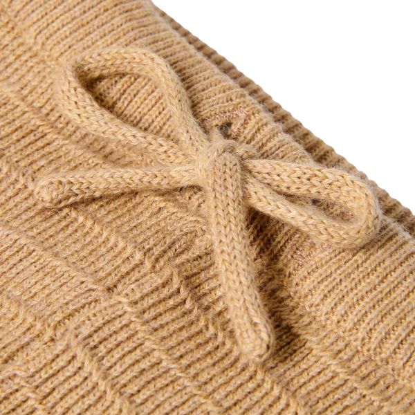 Little Dutch Safari Friends Gebreid Broekje - Maat 50 - Soft Tan 