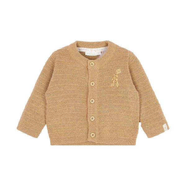 Little Dutch Safari Friends Gebreid Vestje Overslag - Maat 50 - Soft Tan Little Dutch Safari Friends Gebreid Vestje Overslag - Maat 50 - Soft Tan