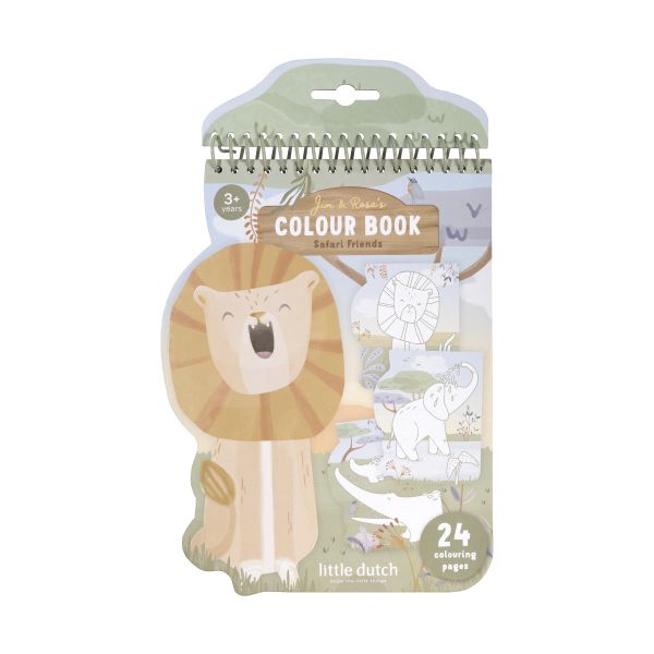 Little Dutch Safari Friends Kleurboek - Lion Little Dutch Safari Friends Kleurboek - Lion